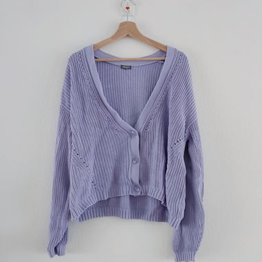 Lila Strick-Cardigan