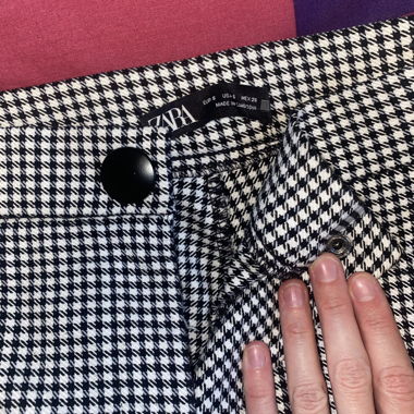 Pantaloni Zara : a quadri