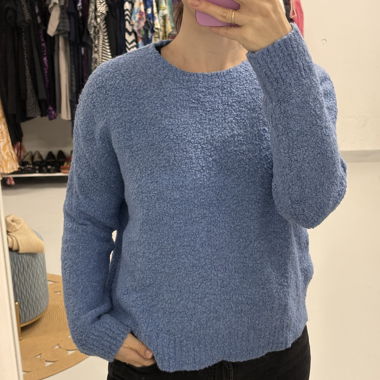 Brax Pullover hellblau 38 Merino Alpaka 