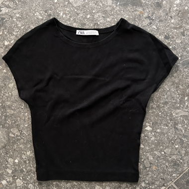 Haut court Zara noir