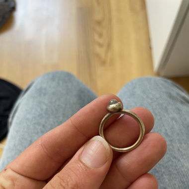 925 Ale silber ring mit Mondstein