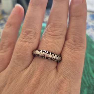 Bague argent motif ajouré