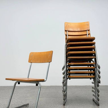 2 Stühle, Stapelbar von Aduka