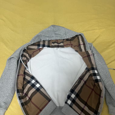 Burberry Grey Hooded Jacket