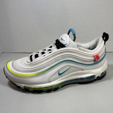 Nike Air Max 97 « Worldwide » - Blanc / Volt / Bleu