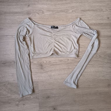 Top corto beige Tally Weijl