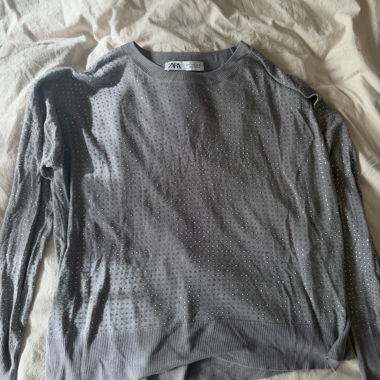 Maglione in maglia Zara con pietre