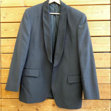 Rappson black tuxedo jacket size 48