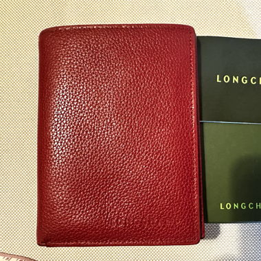 Longchamp portefeuille rouge