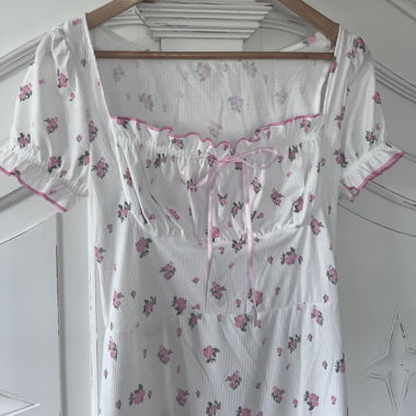 Abito midi floreale