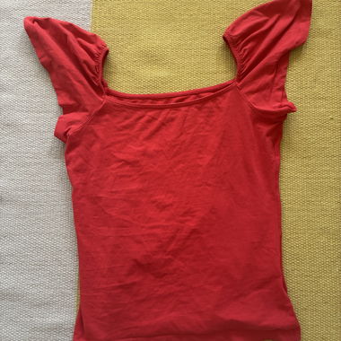 Red Off-Shoulder Top
