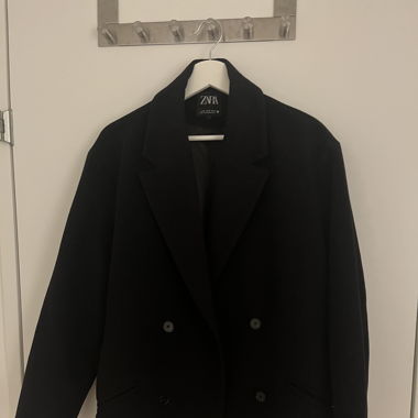 Zara Black Oversized Coat