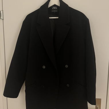 Zara Black Oversized Coat