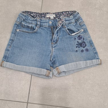 Short jeans petite fille  6 ans