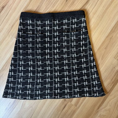 Black A-line Skirt