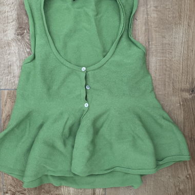 Zara grüne Strickweste