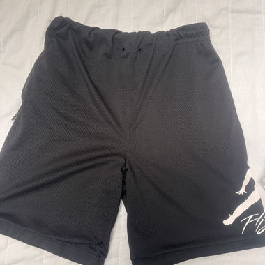 Black Mesh Shorts