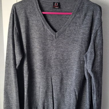 Pull col V gris Rinaldi