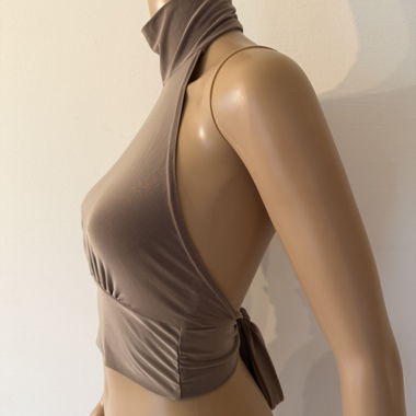 Crop Top Rückenfrei
