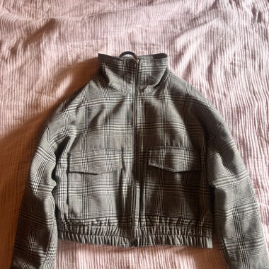 ZARA Checkered Bomber Jacket (Unused)