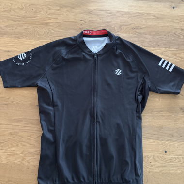 Maglia ciclismo nera maniche corte taglia M Siroko