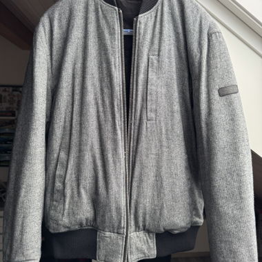 Bomber trapuntato Pepe Jeans grigio/nero