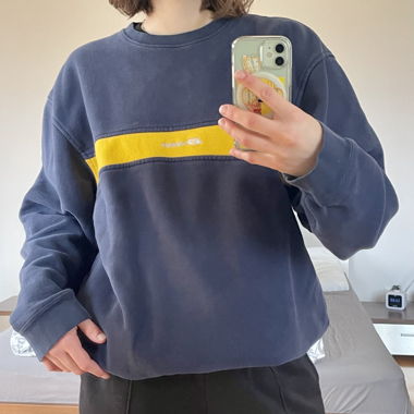 reebok sweater blue/yellow