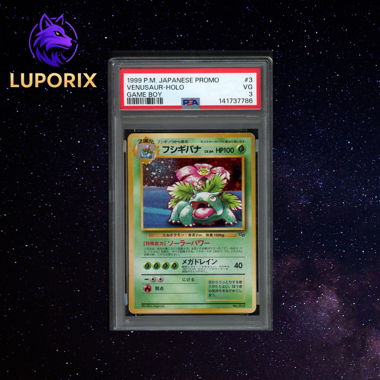 Pokemon PSA 3 Venusaur 003 promo Game Boy