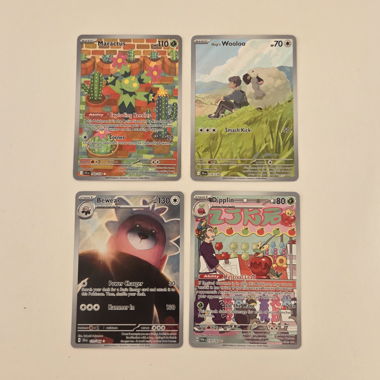 4 Cartes Pokémon (anglais)