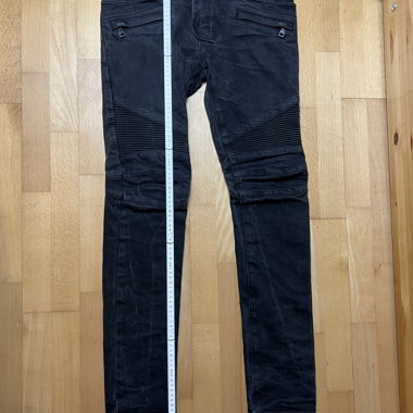 Jeans Balmain neri taglia 29