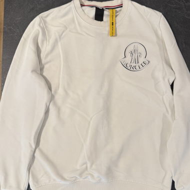 Weisser Moncler-Sweatshirt