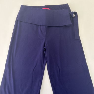 Pantaloni a gamba larga viola