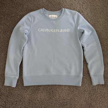 Sweat-shirt en jean Calvin Klein