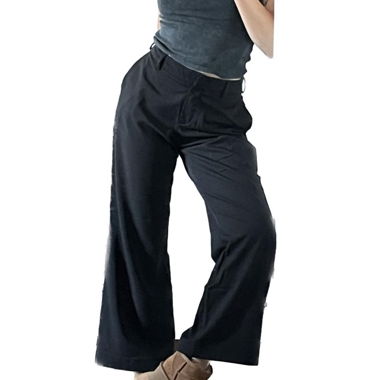 black trousers