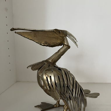 Versilberter Vogel