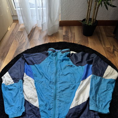 Nike Vintage Windbreaker a Blocchi di Colore – Taglia M