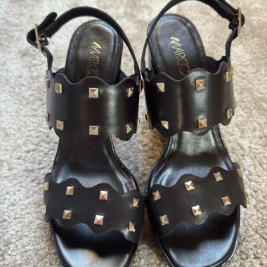 Schwarze Sandalen MARCCAIN Gr. 37