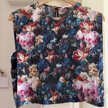 Top floreale Sandro Paris