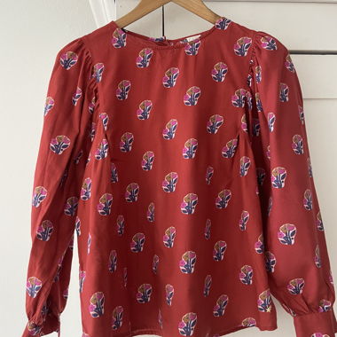 Bluse Sebali aus Baumwolle
