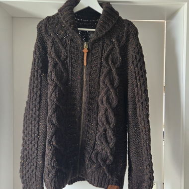 Cardigan Diesel a motivo a trecce