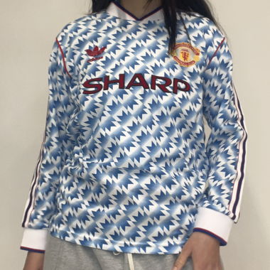 Manchester United Langarm-Trikot