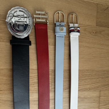 Tommy Hilfiger und Ralph Lauren Gürtel