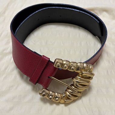 Cintura vintage rossa