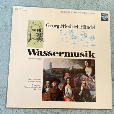 LP di Musica sull'acqua di Händel