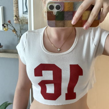 Maillot Court Blanc 16