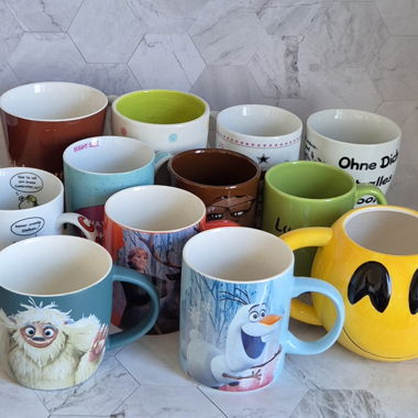 Kaffee-/ Tee-Tassen pro Stück