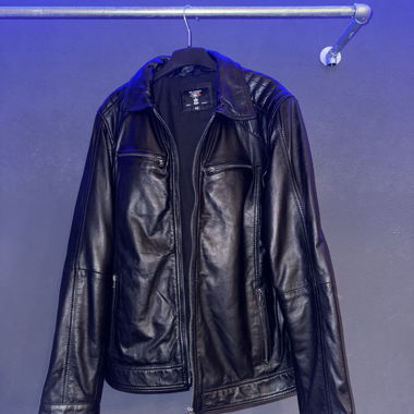Leder Jacke