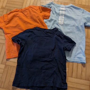 3 T-shirt manica corta Taglia 92/98