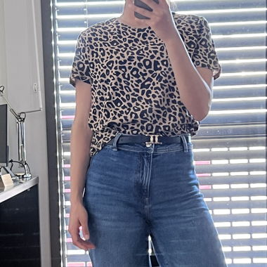 Zara Leo Print T-Shirt