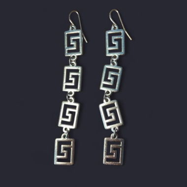 Boucles d’oreilles géométrique 